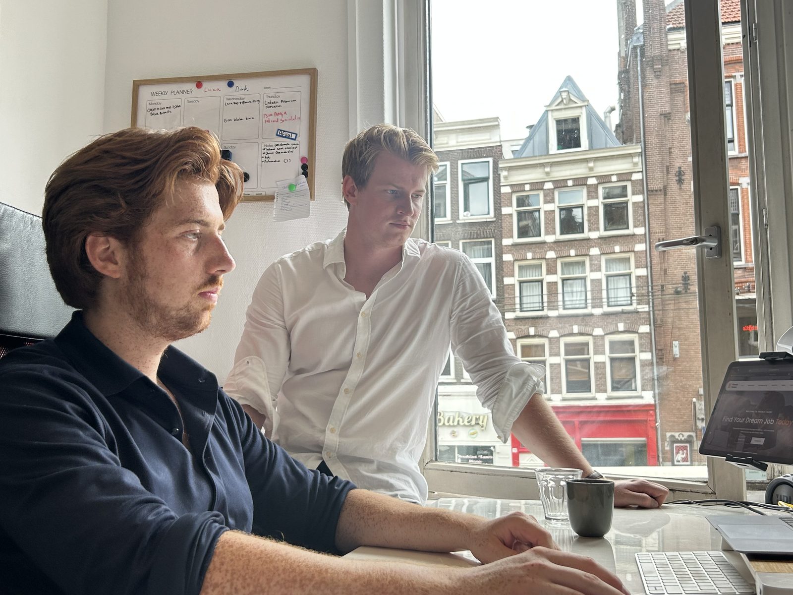 Het kantoor van Oranjetalent in Amsterdam